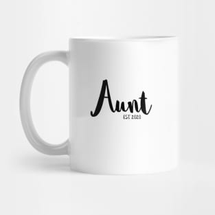 Aunt est. 2020 Mug